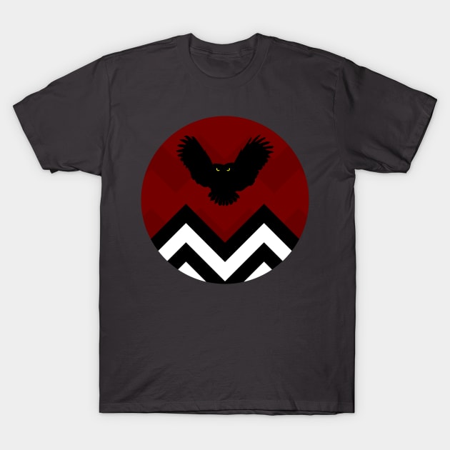 Twin Peaks - Ominous Owl T-Shirt by ixDesign